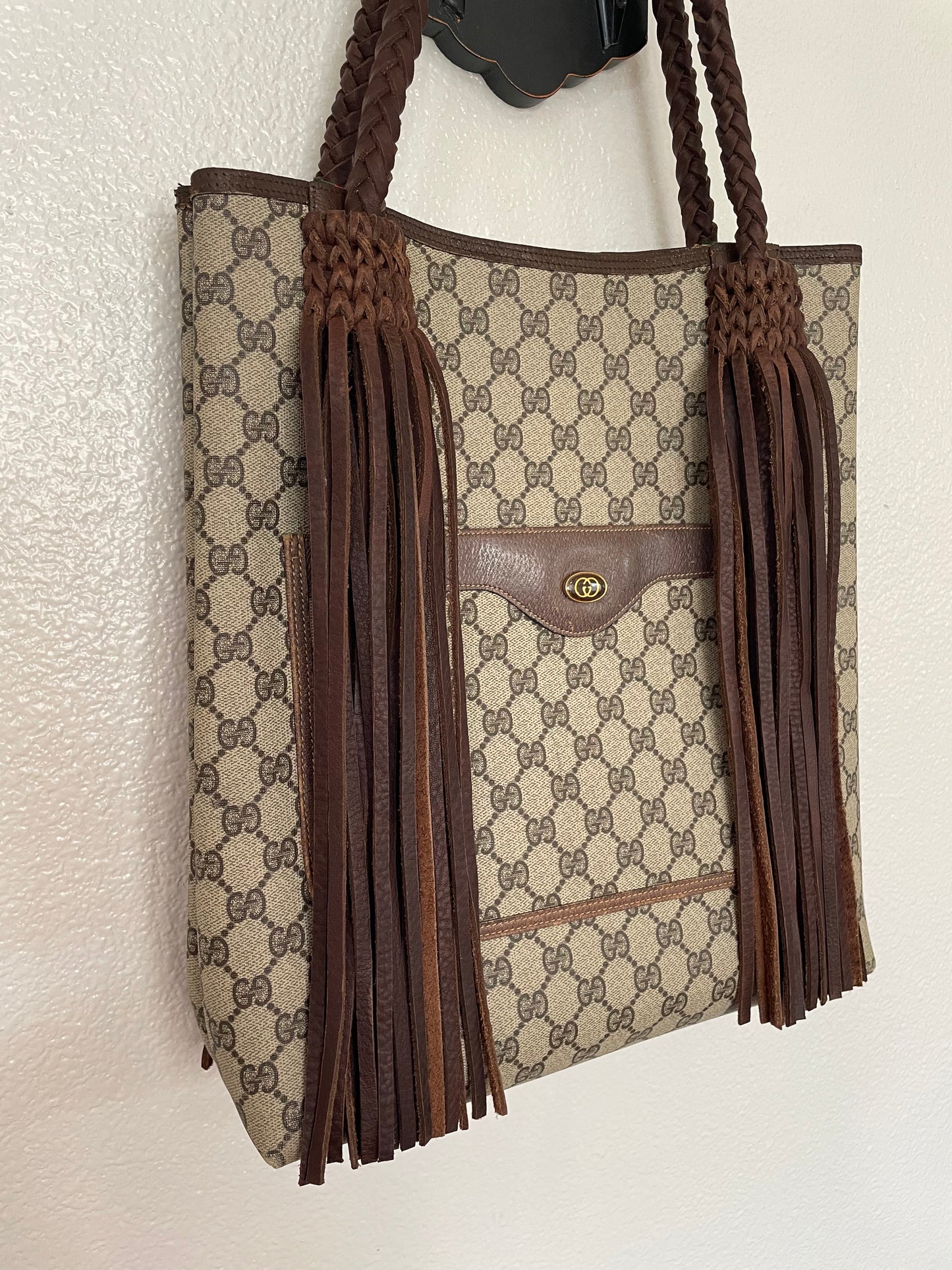 LRB Tote with fringe (GG)